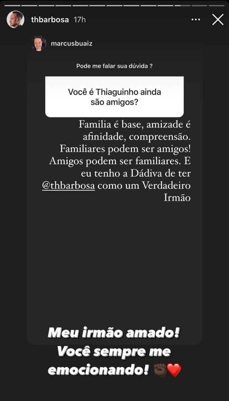 Thiaguinho declara amor para marido de Wanessa Camargo (Reprodução) 