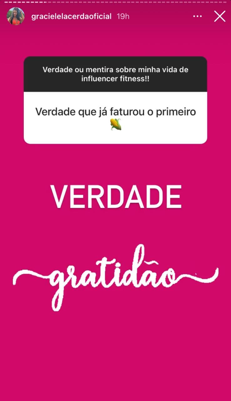 Graciele Lacerda fala sobre vida financeira (Reprodução)
