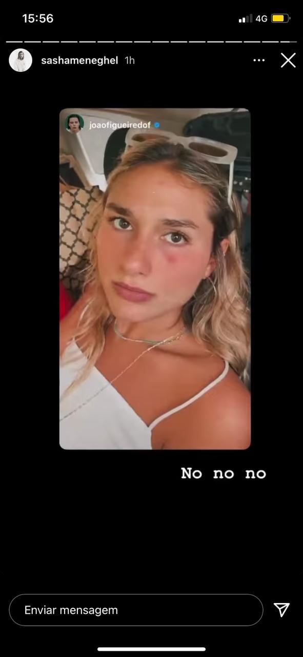 Sasha surge revolta em vídeo ao lado de namorado (Reprodução)