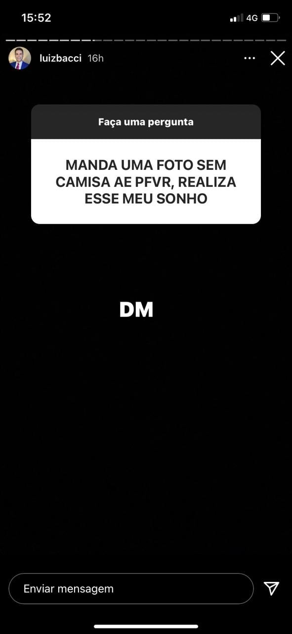 Luiz Bacci expõe vida íntima (Reprodução)