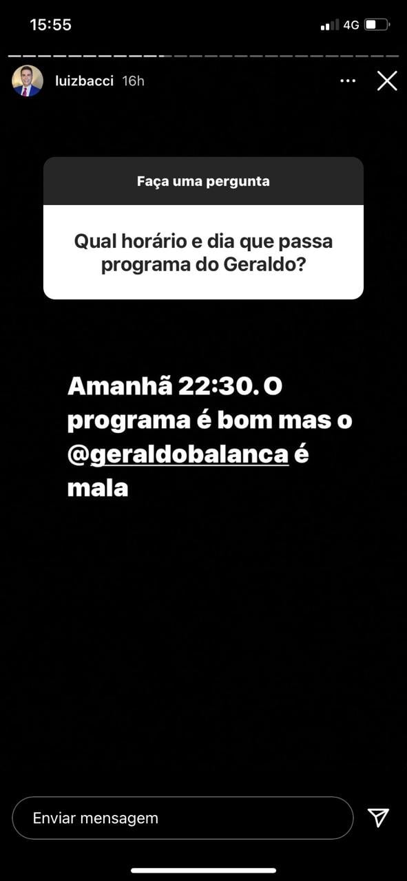Luiz Bacci expõe vida íntima (Reprodução)