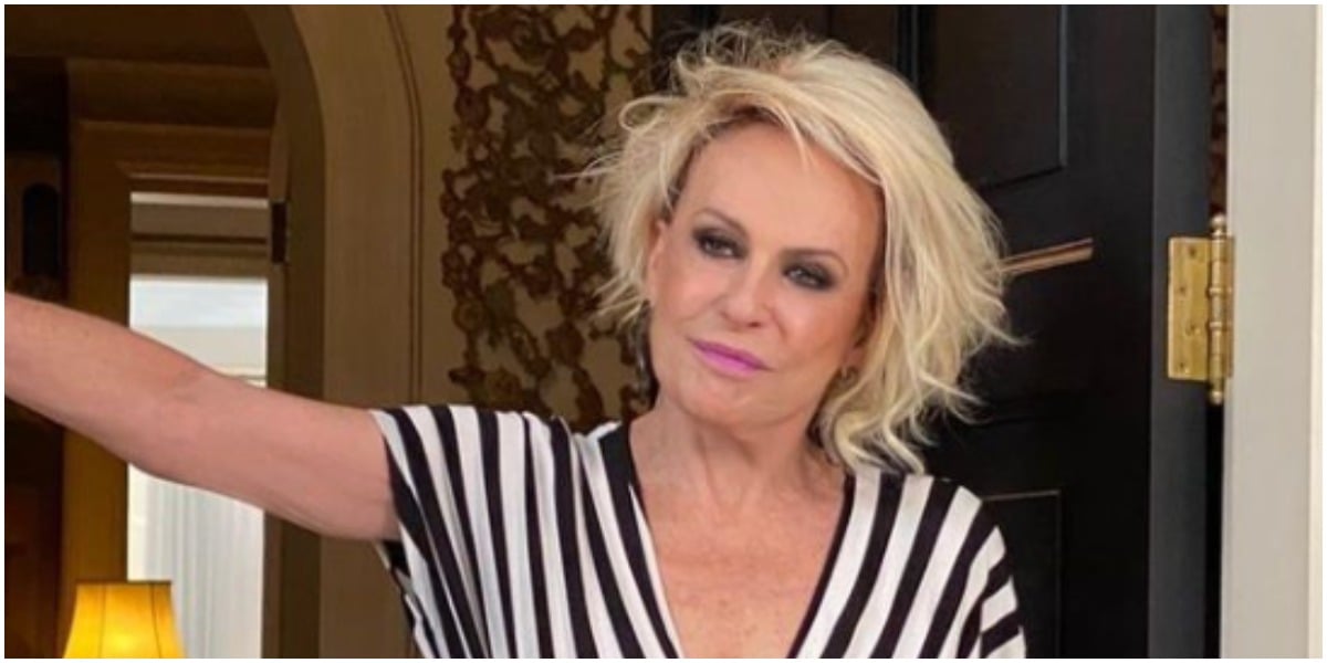 Ana Maria Braga usou as redes sociais para expor seu look do dia (Foto: Reprodução)