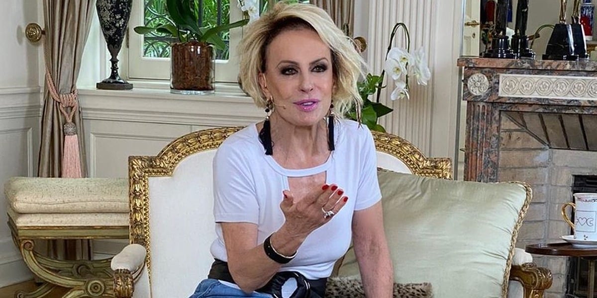 Ana Maria Braga apresenta o "Mais Você" na Globo (Foto: Reprodução/Instagram)