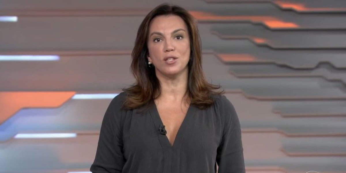 Ana Paula Araújo comanda o "Bom Dia Brasil", que explodiu em audiência (Foto: Reprodução/TV Globo)