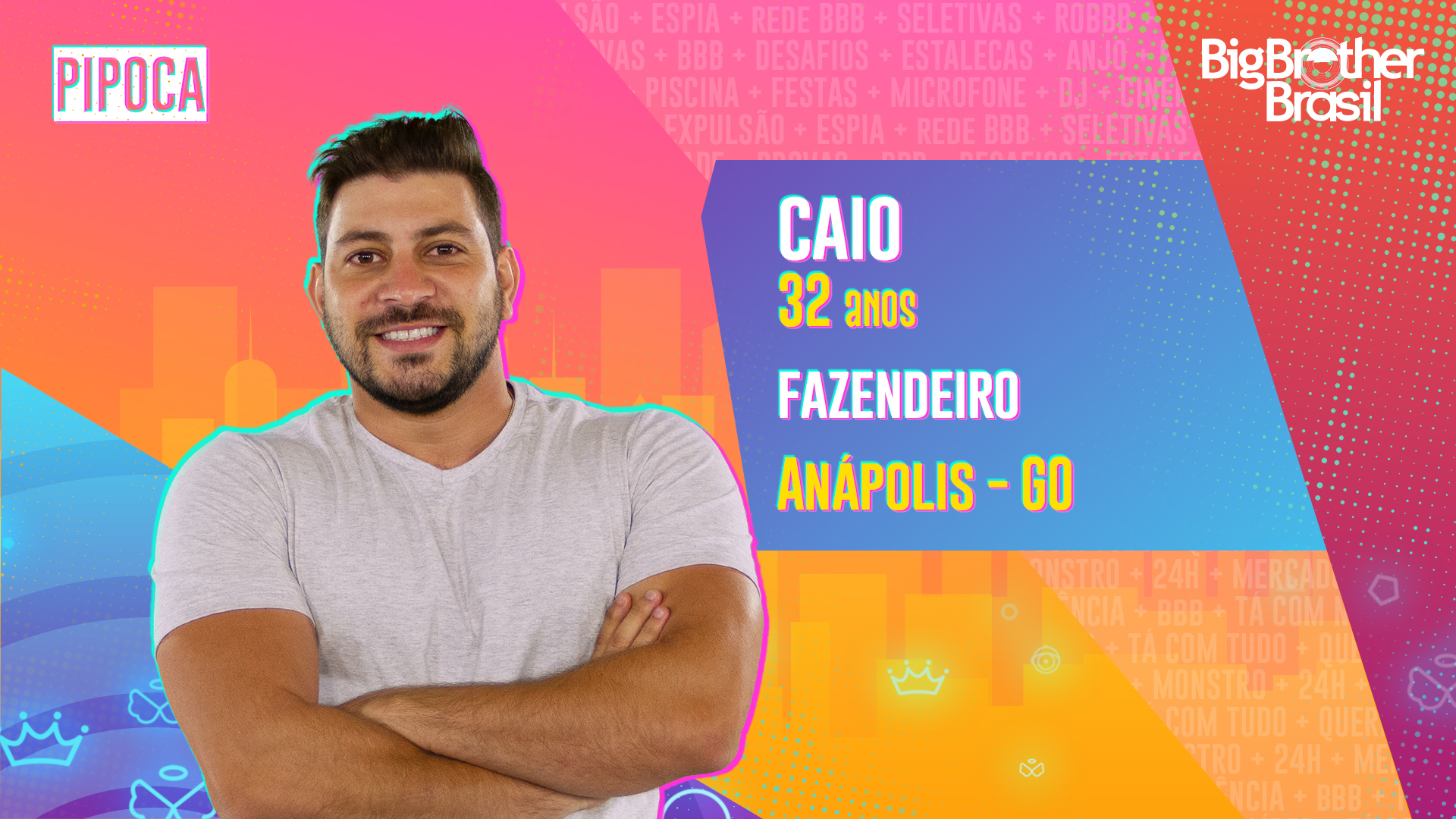 Caio é mais um confirmado da Pipoca (Foto: Divulgação/TV Globo)