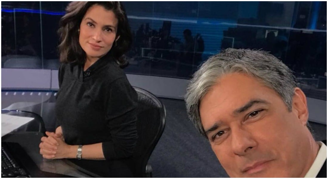 Renata Vasconcellos e William Bonner serão julgados por Juizado Criminal (Foto: Reprodução)