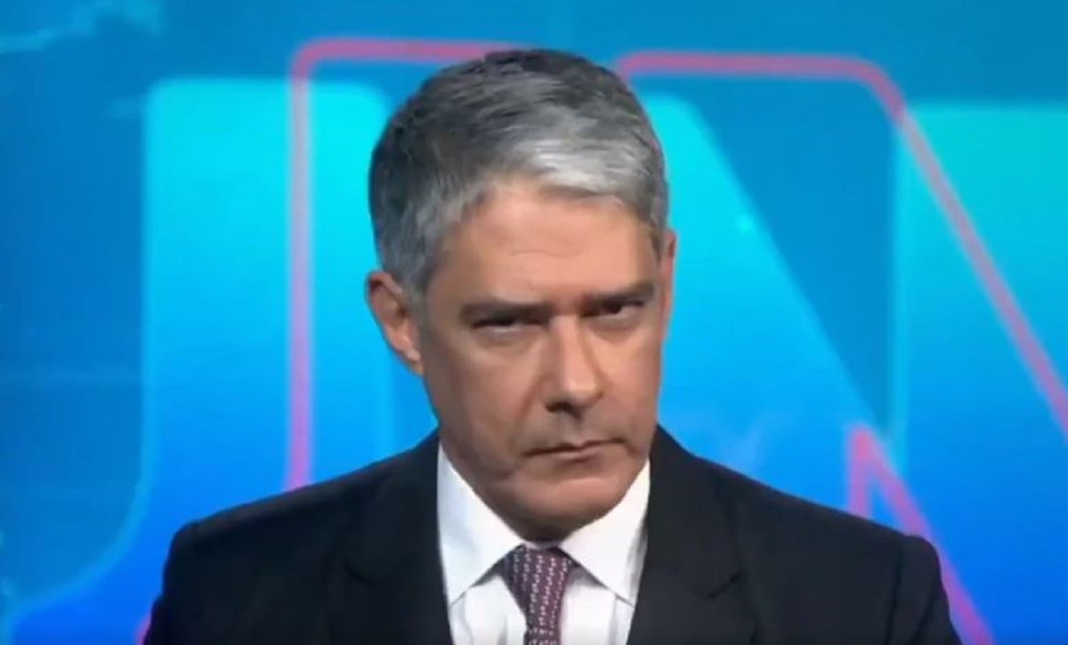 William Bonner se revoltou (Foto: Reprodução) Bolsonaro Jornal Nacional