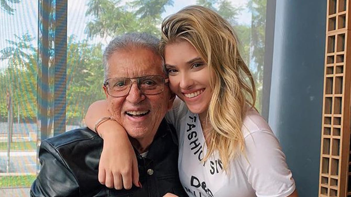 Carlos Alberto e a filha Mafe Nóbrega (Foto: Reprodução/Instagram)
