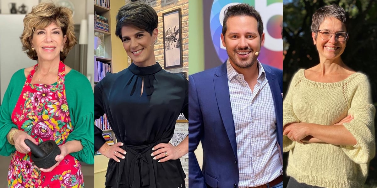 Silvia Poppovic, Mariana Godoy, Dony e Sandra Annenberg (Reprodução)