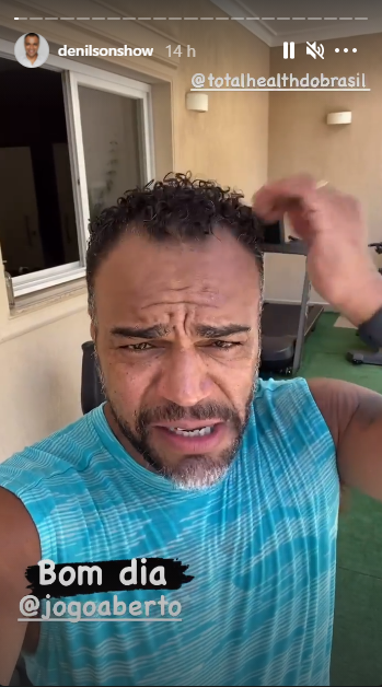 Denílson voltou a surpreender por conta de seu novo visual (Foto: Reprodução/ Instagram)