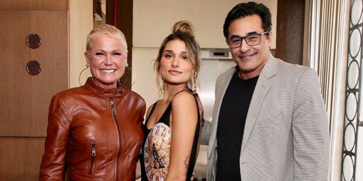 Xuxa, Sasha e Luciano (Reprodução)