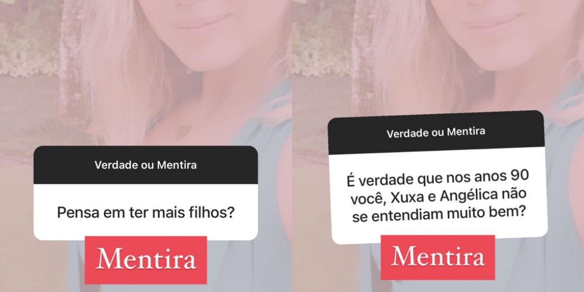 Eliana no Verdade x Mentira (Foto: Reprodução/Instagram)
