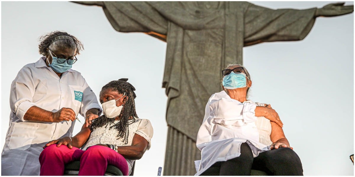 Fantástico mostra início da vacinação no Rio de Janeiro - Foto: Reprodução