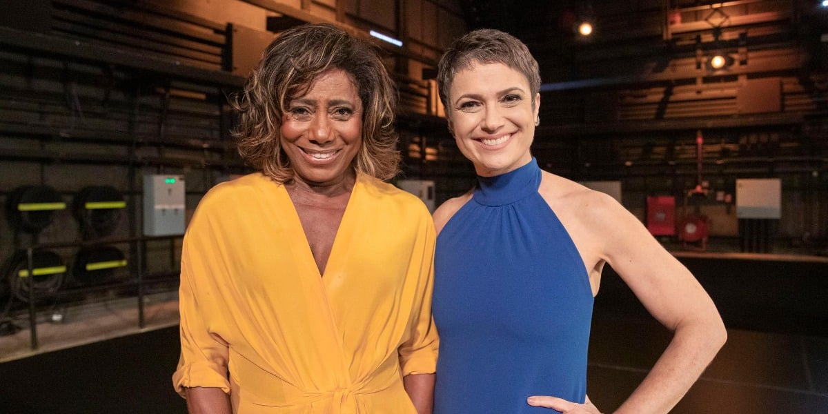 Glória Maria e Sandra Annenberg na "Retrospectiva 2020" (Foto: Divulgação/TV Globo)