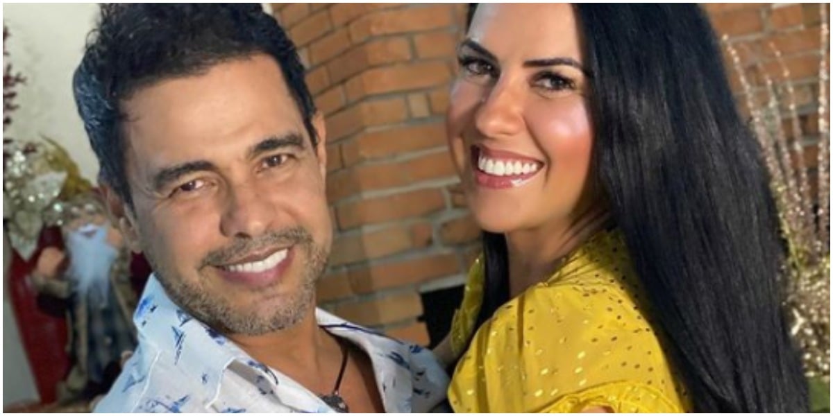 Graciele Lacerda ao lado de Zezé Di Camargo, seu noivo (Foto: Reprodução/ Instagram)
