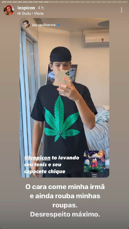 Cunhado de João Guilherme expôs ator publicamente (Foto: Reprodução/ Instagram)
