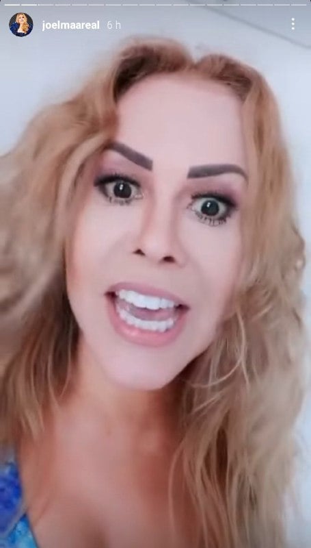 Joelma cantou um trecho de sua música (Foto: Reprodução)