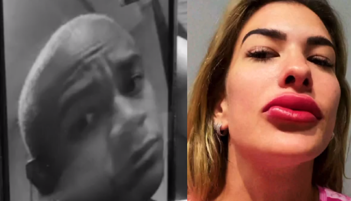 Lorena Improta mostrou a reação do amado ao ver seu novo visual (Foto: Reprodução) Leo Santana