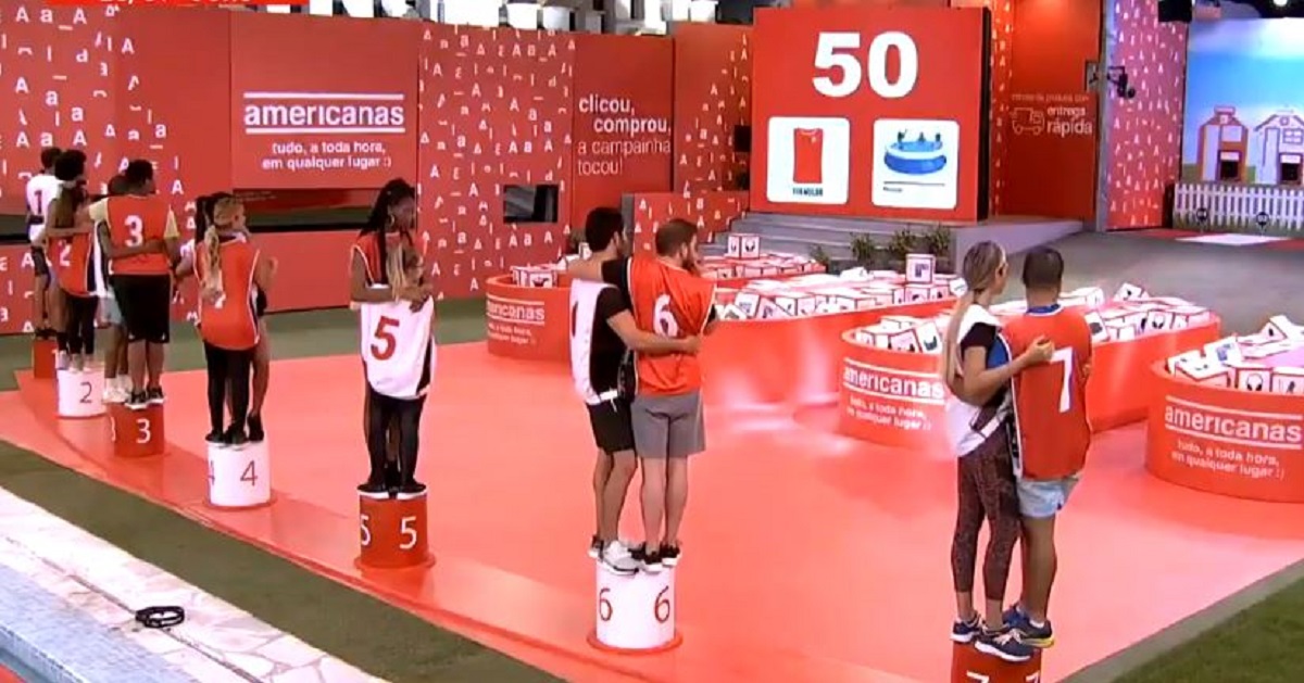 Prova de Resistência Americanas BBB21 (Foto: Reprodução)