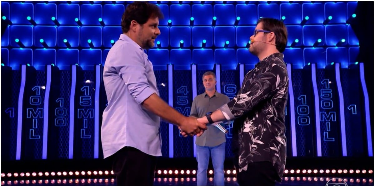 No The Fall do Caldeirão do Huck teve declaração de amor, pedido de casamento e muita emoção (Foto: Reprodução)