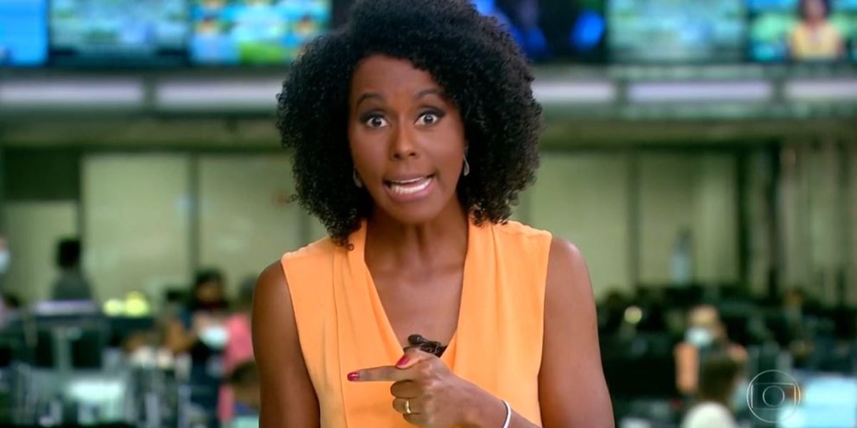 Maju arrebentou com a audiência do "Jornal Hoje" (Foto: Reprodução/TV Globo)