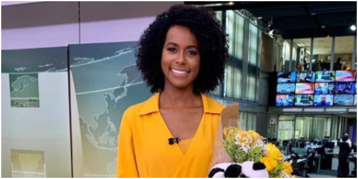 Maju Coutinho usou as redes sociais para expor sua parceria com a jornalista Anne Lottermann 