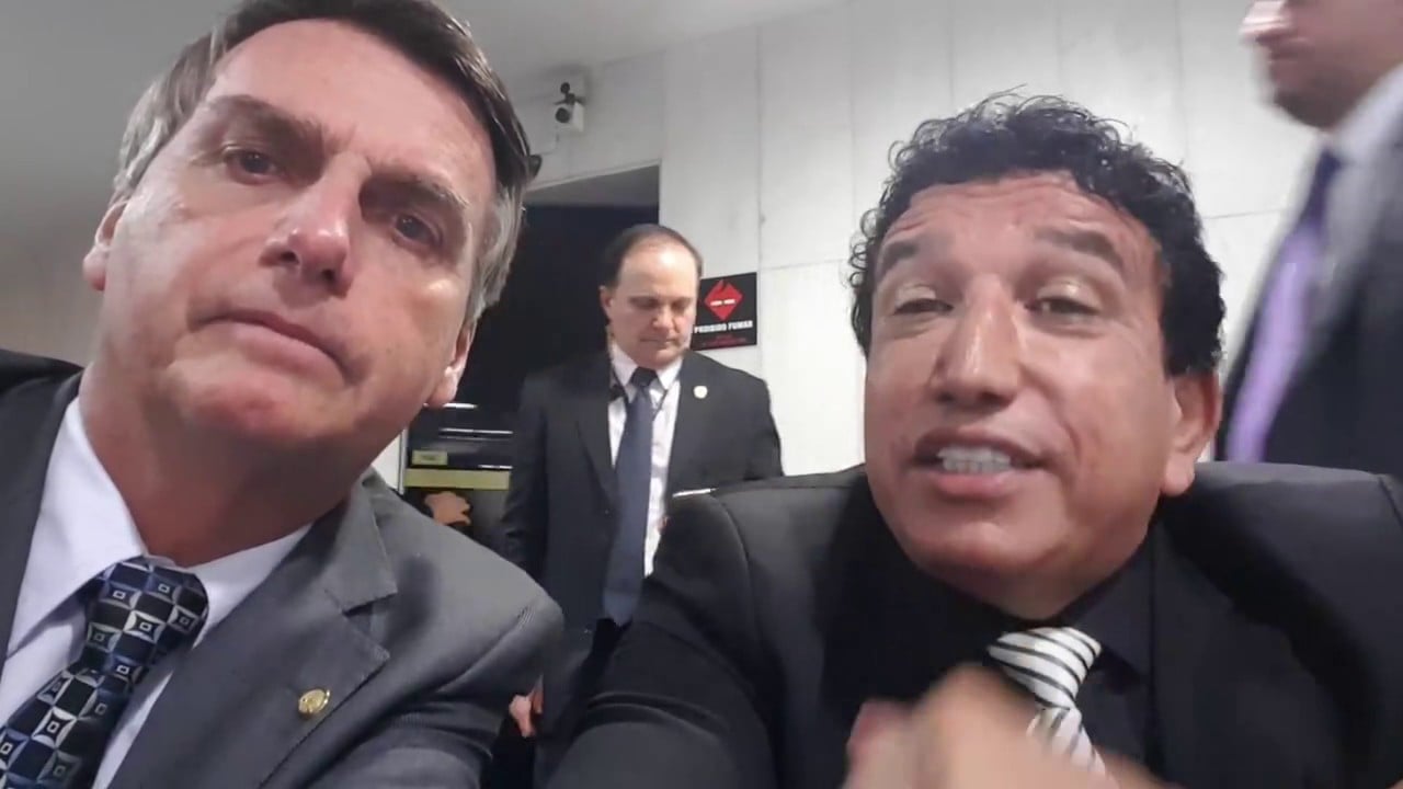 Bolsonaro e pastor que orou no dia da sua posse (Foto: Reprodução)