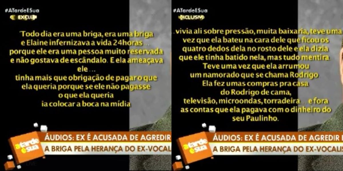 Paulinho do Roupa Nova teria sido agredido por ex (Foto: Reprodução/RedeTV!)