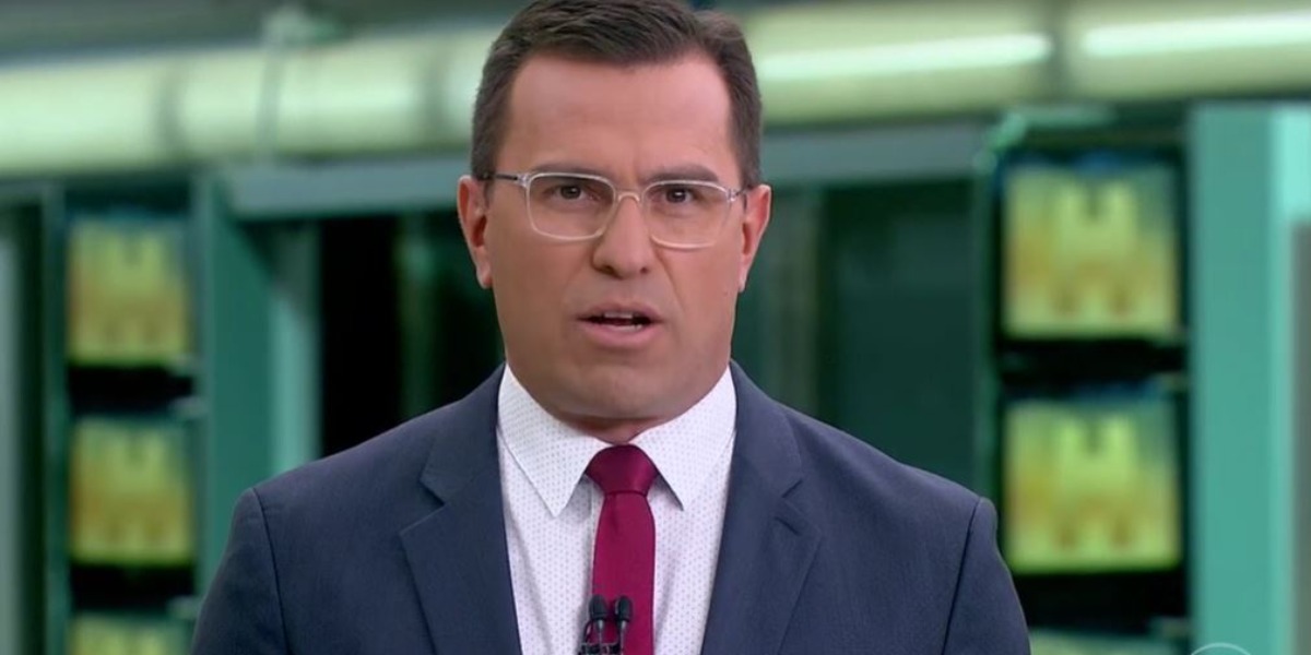 Rodrigo Bocardi no "Jornal Hoje" (Foto: Reprodução/TV Globo)