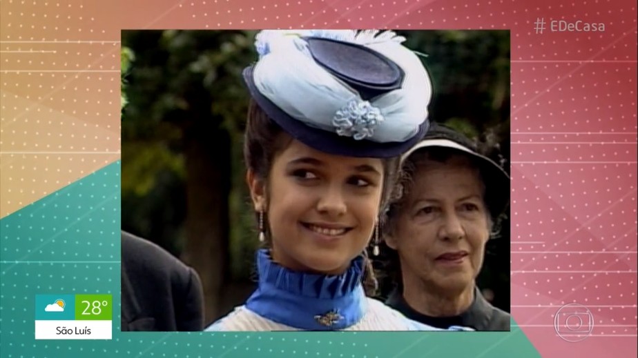 Sandra Annenberg na época em que atuava como atriz (Foto: Reprodução)