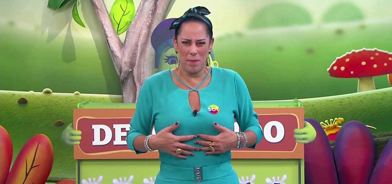 Silvia Abravanel apresentando o Bom Dia & Cia