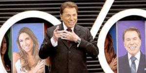 Silvio Santos presenteou funcionária (Foto: Divulgação/SBT)
