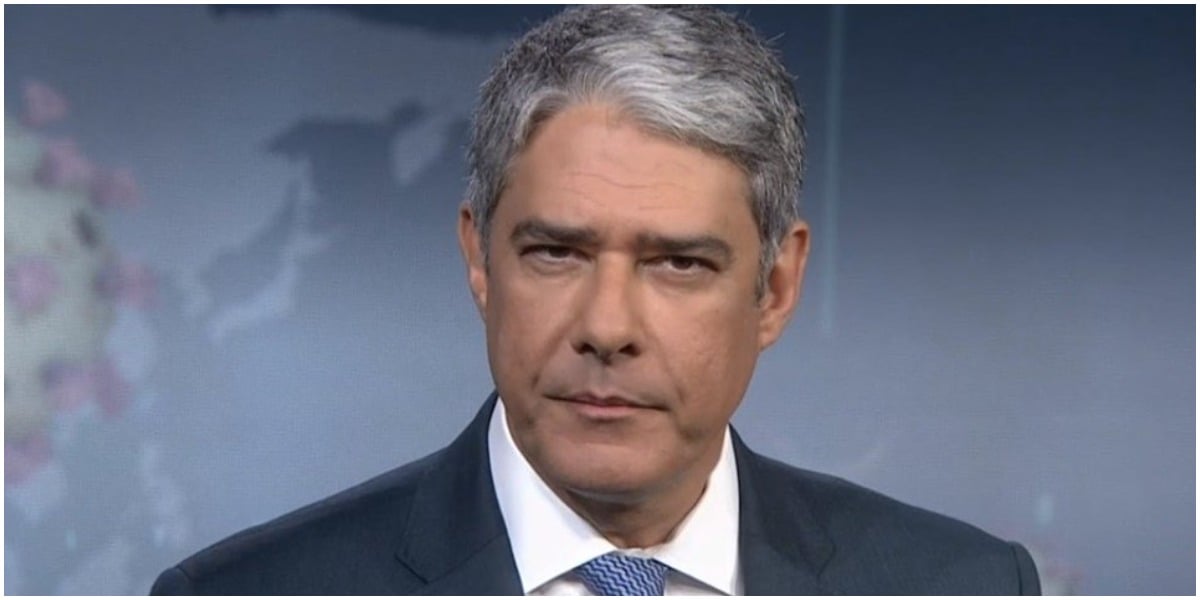 William Bonner no comando do Jornal Nacional - Foto: Rerodução