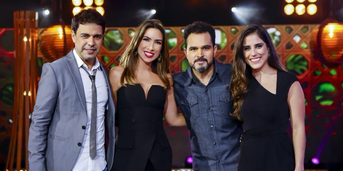 Zezé Di Camargo, Wanessa, Luciano e Camilla (Divulgação: SBT)