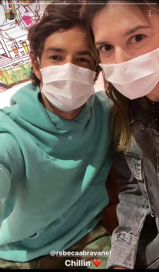 Pato e Rebeca Abravanel