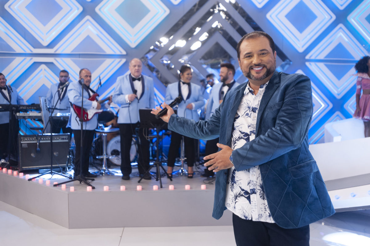 Geraldo Luís durante o A Noite é Nossa (Foto: Antônio Chahestian)