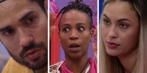 Arcrebiano, Karol Conká e Sarah (Foto: Montagem/TV Foco)