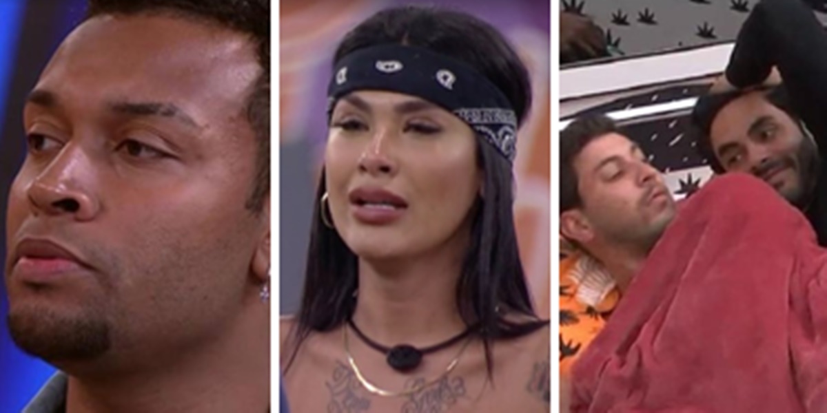 BBB21 teve eliminação de Nego Di, choro de Pocah e clima de 'romance' entre Caio e Rodolffo (Foto: Montagem/TV Foco)