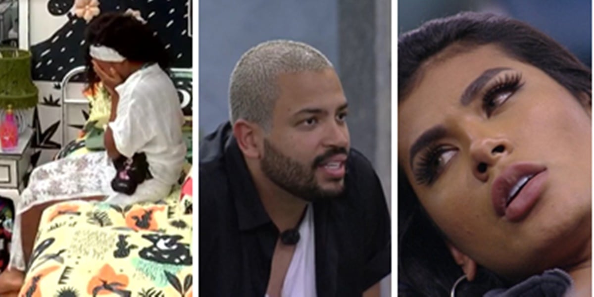 BBB21: Lumena, Projota e Pocah (Foto: Montagem)