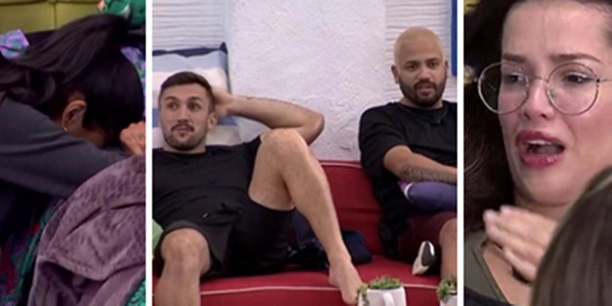 Madrugada pós prova do líder foi um pouco tensa no BBB21 (Foto: Reprodução)