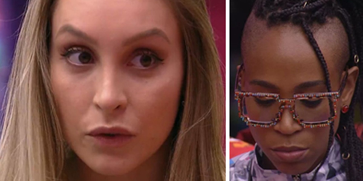 Carla Diaz teve conversa séria com Karol Conká (Foto: Montagem/TV Foco)
