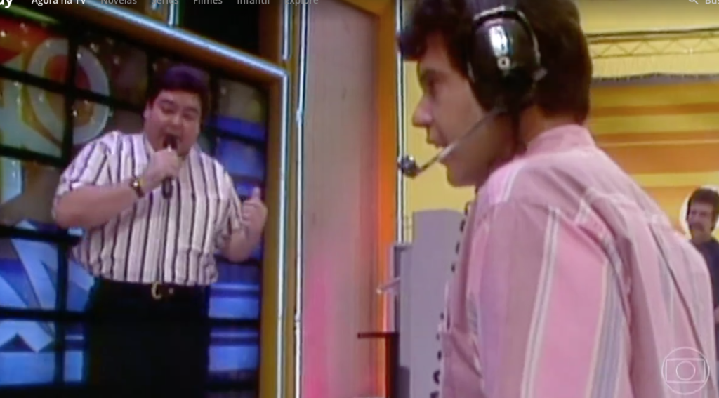 Faustão anuncia saída de Jayme Praça (Foto reprodução) 