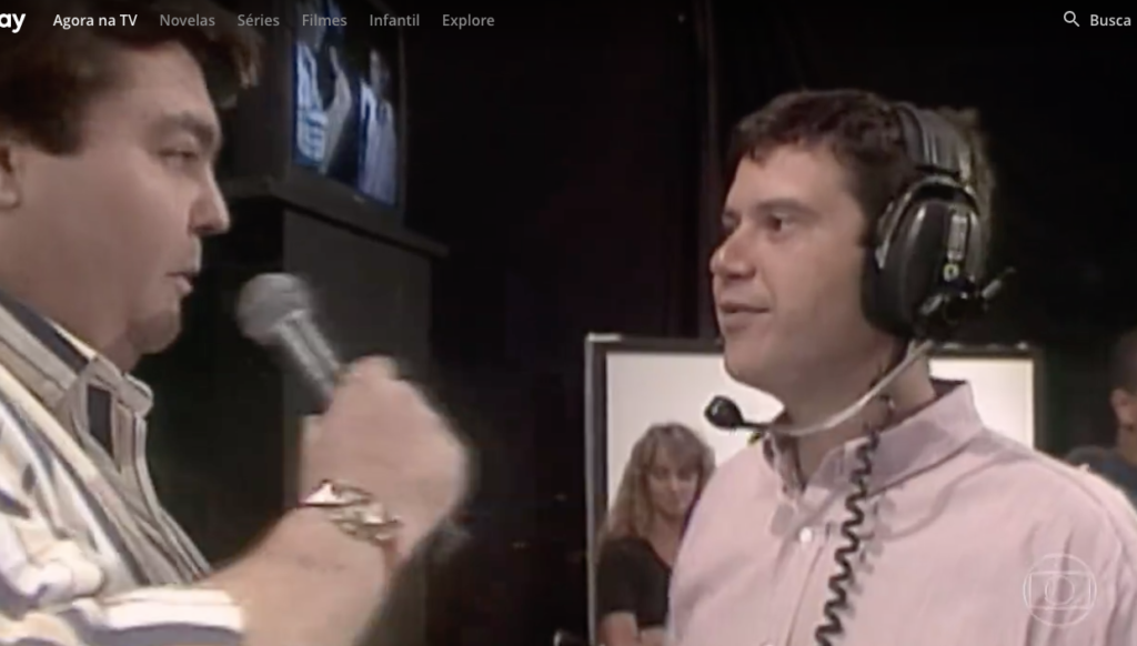 Faustão anuncia saída de Jayme Praça (Foto reprodução) 