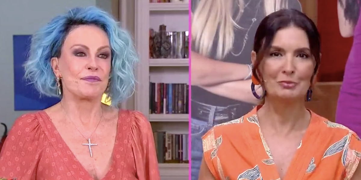 Ana Maria e Fátima Bernardes ao vivo (Reprodução) 