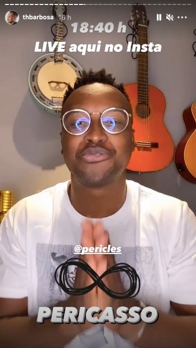 Thiaguinho surge em vídeo para falar de lançamento (Reprodução)
