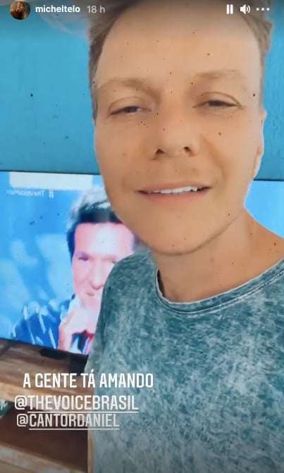 Michel Teló assume amor por cantor (Reprodução) 