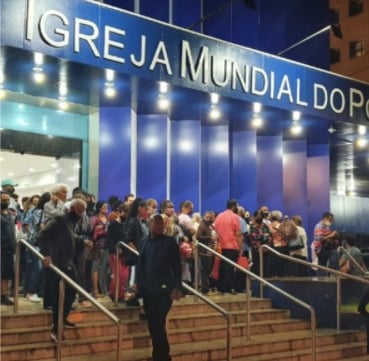 Evento na Igreja Mundial reunia 2 mil pessoas (Foto: Eduardo Matysiak)