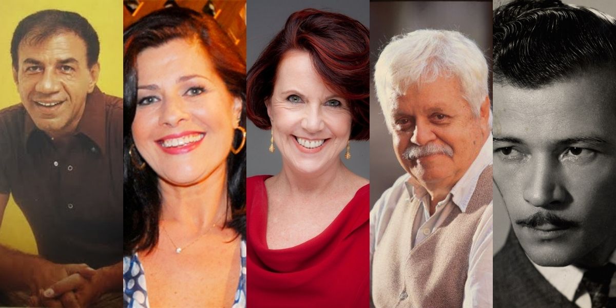 Nestor de Montemar, Rejane Goulart, Ada Chaseliov, Castro Corrêa e Castro e Francisco Dantas fizeram Ti Ti Ti e já morreram (Foto: Reprodução)