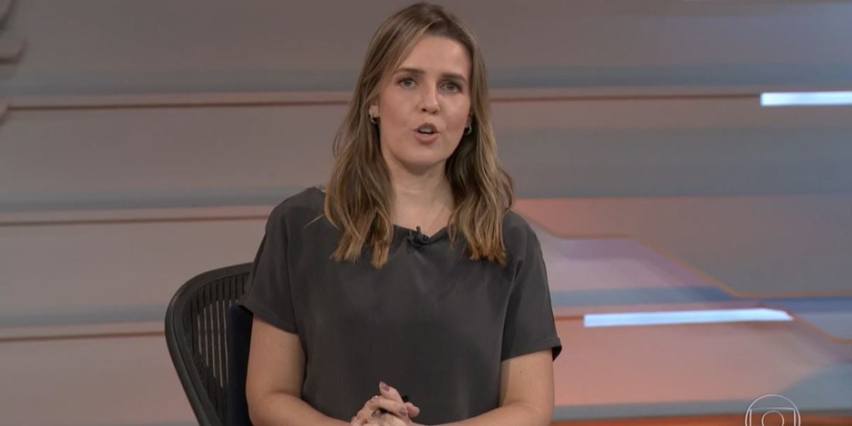 Silvana Araújo apresentou o Bom Dia Brasil no lugar de Ana Paula Araújo (Foto: Reprodução / Globo)