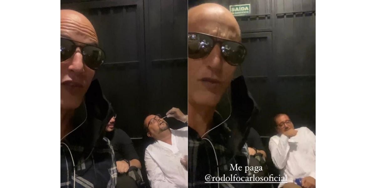 Geraldo Luís foi flagrado por funcionário (Foto: Reprodução / Instagram)